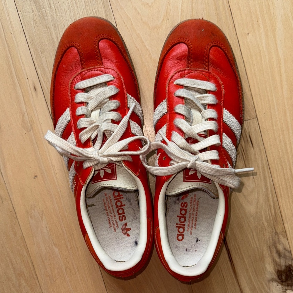 Samba Og Shoes Size: M 8 / W 9 Color: Collegiate Orange / Cream White / Gum